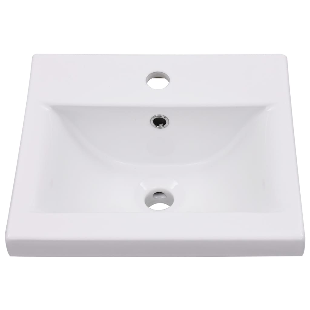 vidaXL Conjunto de móveis de casa de banho contraplacado branco