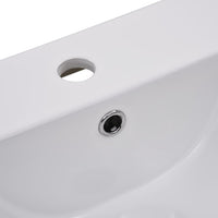 vidaXL Conjunto de móveis de casa de banho contraplacado branco