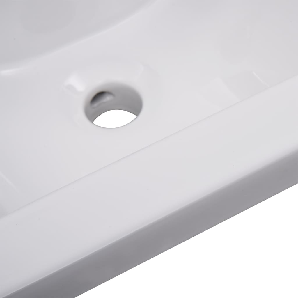 vidaXL Conjunto de móveis de casa de banho contraplacado branco