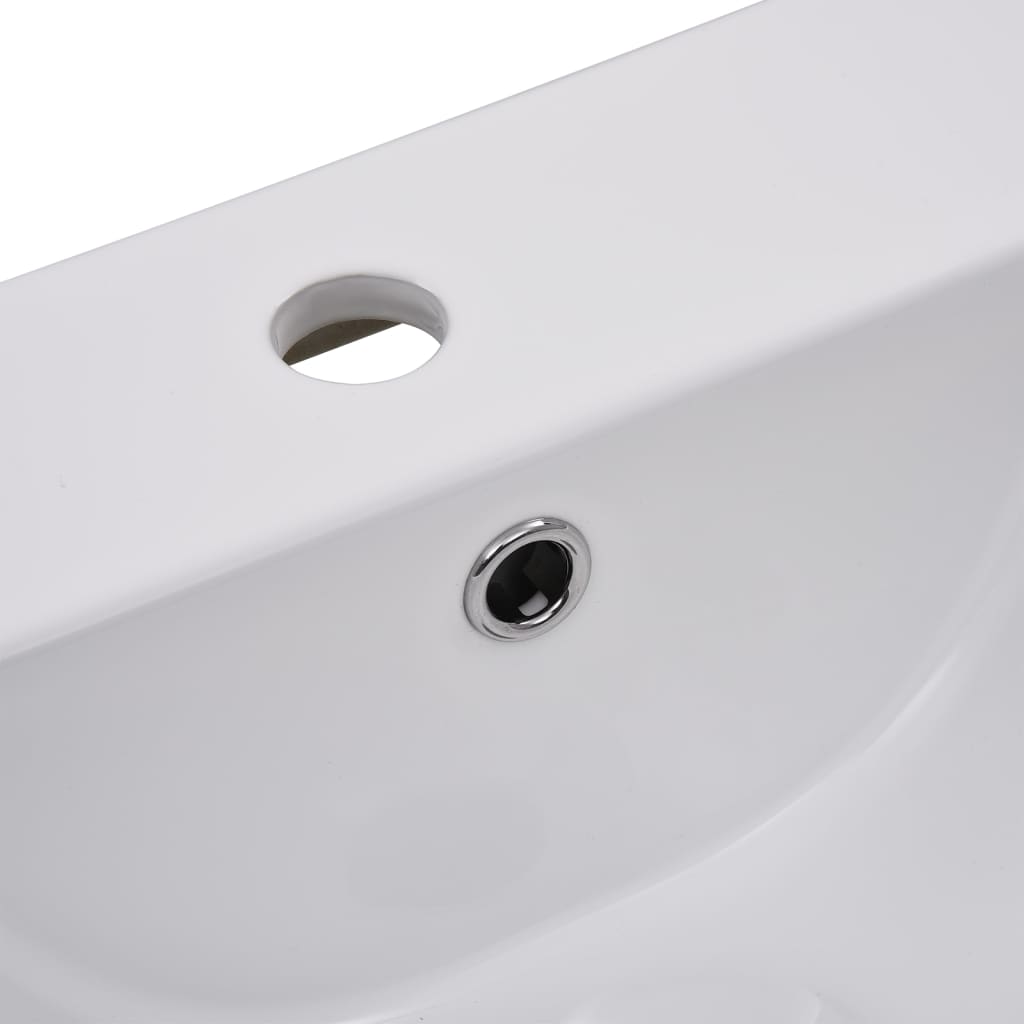 vidaXL Conjunto de móveis de casa de banho contraplacado branco