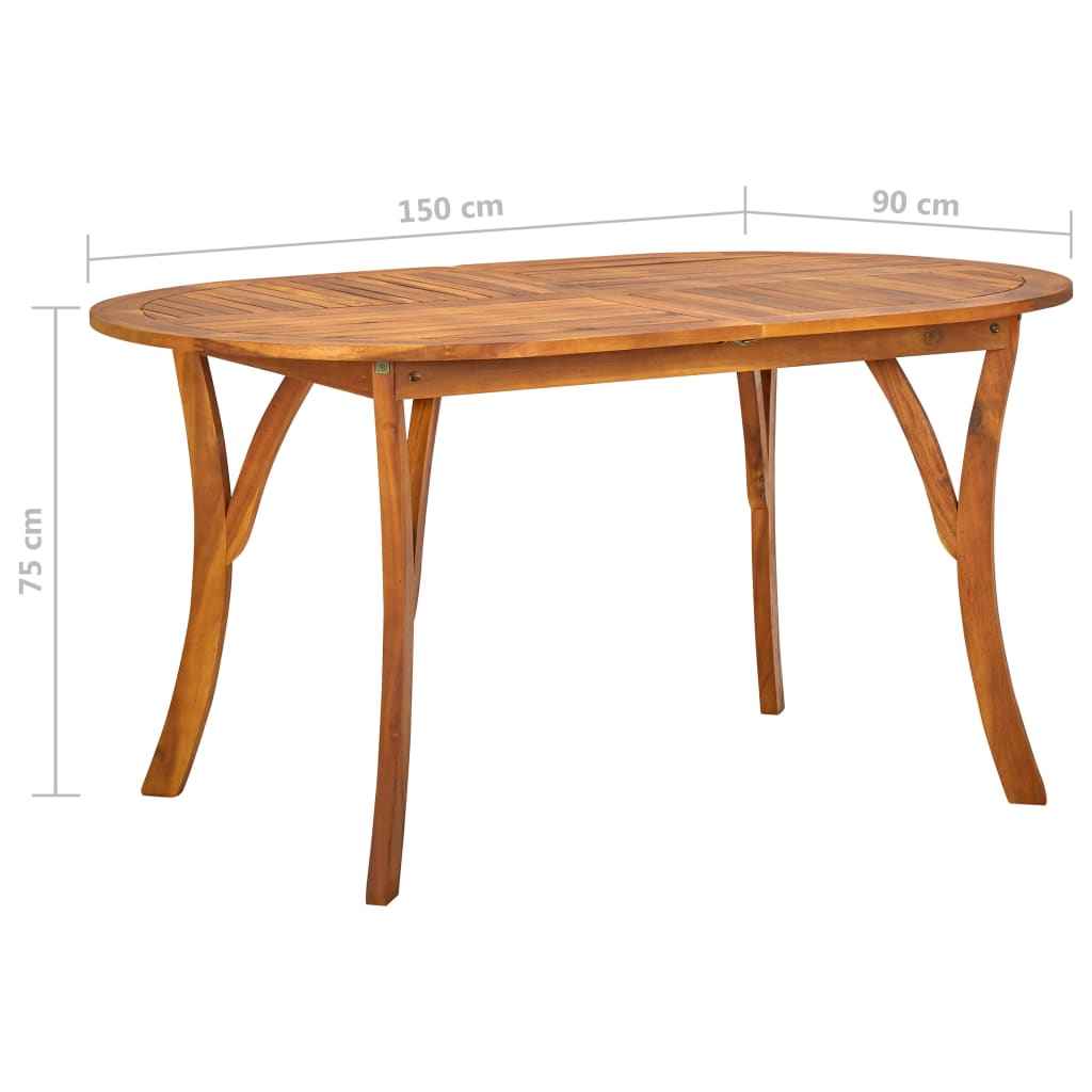 vidaXL 5 pcs conjunto de jantar para jardim cinzento-escuro