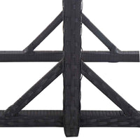 vidaXL 3 pcs conjunto de jantar para jardim preto