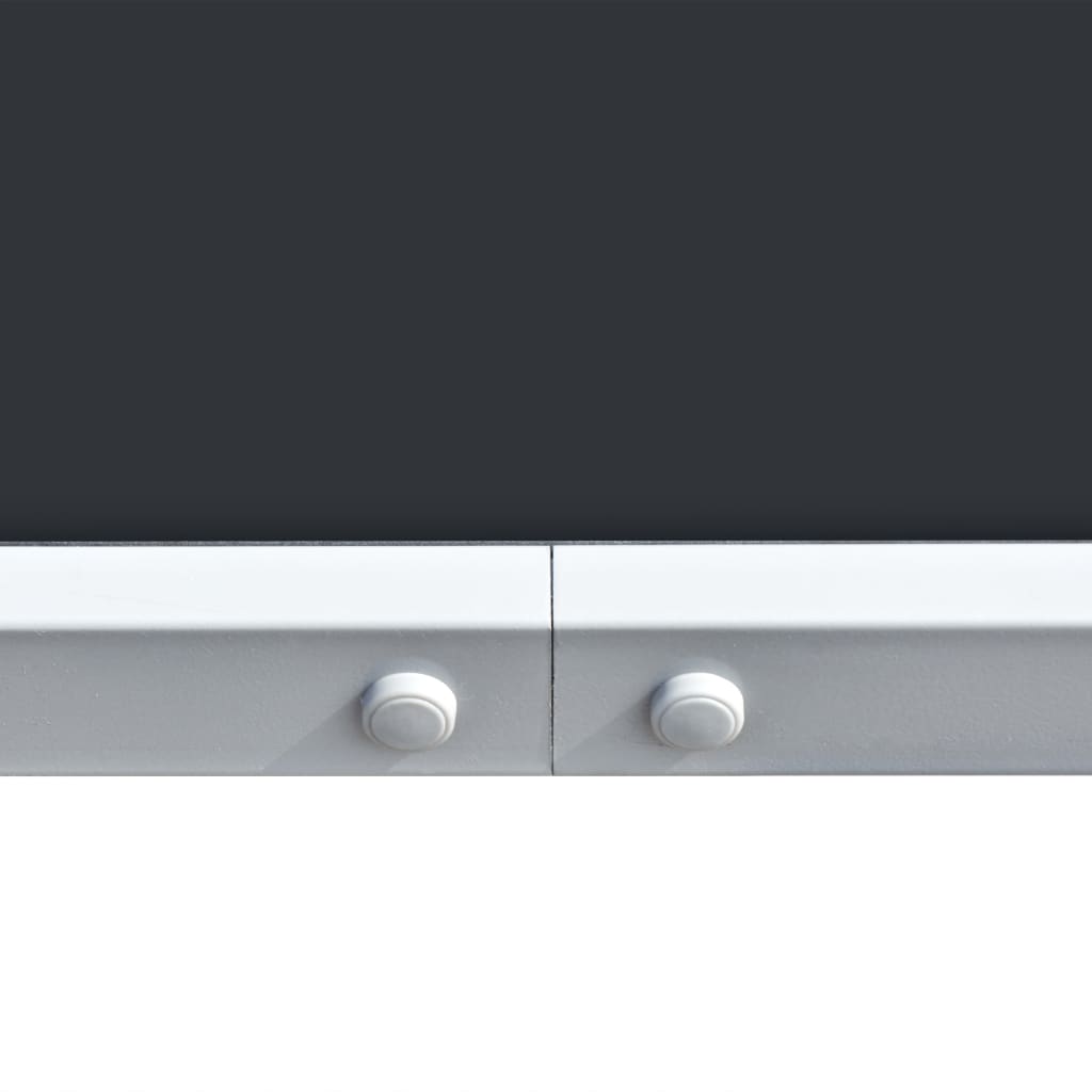 vidaXL 5 pcs conjunto de jantar para exterior aço preto