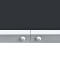 vidaXL 5 pcs conjunto de jantar para exterior aço preto