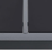 vidaXL 7 pcs conjunto de jantar para exterior aço antracite