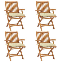 vidaXL Cadeiras de jardim c/ almofadões antracite 2 pcs teca maciça