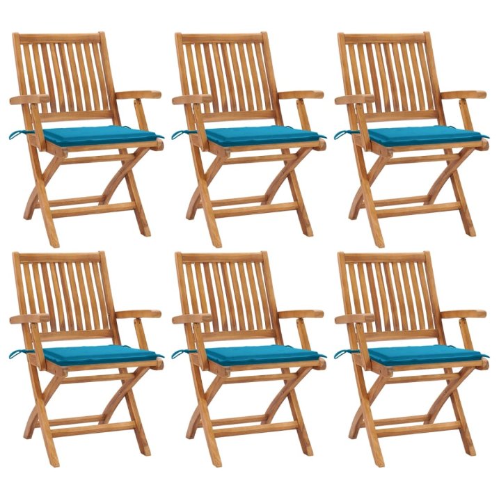 vidaXL Cadeiras de jardim c/ almofadões antracite 2 pcs teca maciça