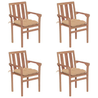 vidaXL Cadeiras de jardim c/ almofadões antracite 2 pcs teca maciça