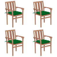 vidaXL Cadeiras de jardim c/ almofadões antracite 2 pcs teca maciça