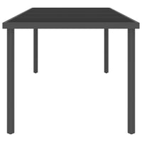 vidaXL 11 pcs conjunto de jantar para exterior aço