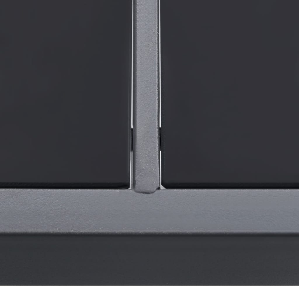 vidaXL 7 pcs conjunto de jantar para exterior aço