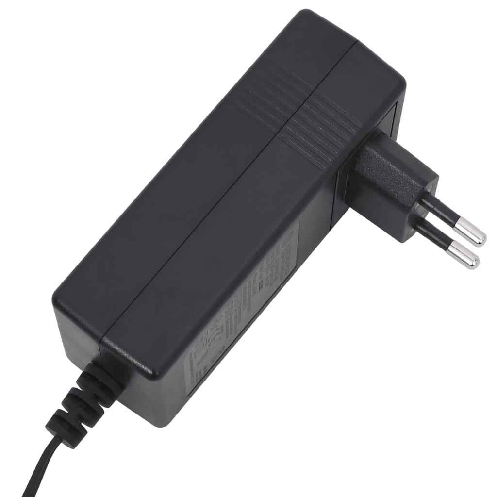 vidaXL Poltrona de massagens elétrica tecido cinzento-claro