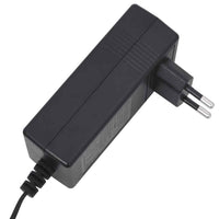 vidaXL Poltrona de massagens elétrica tecido cinzento-claro