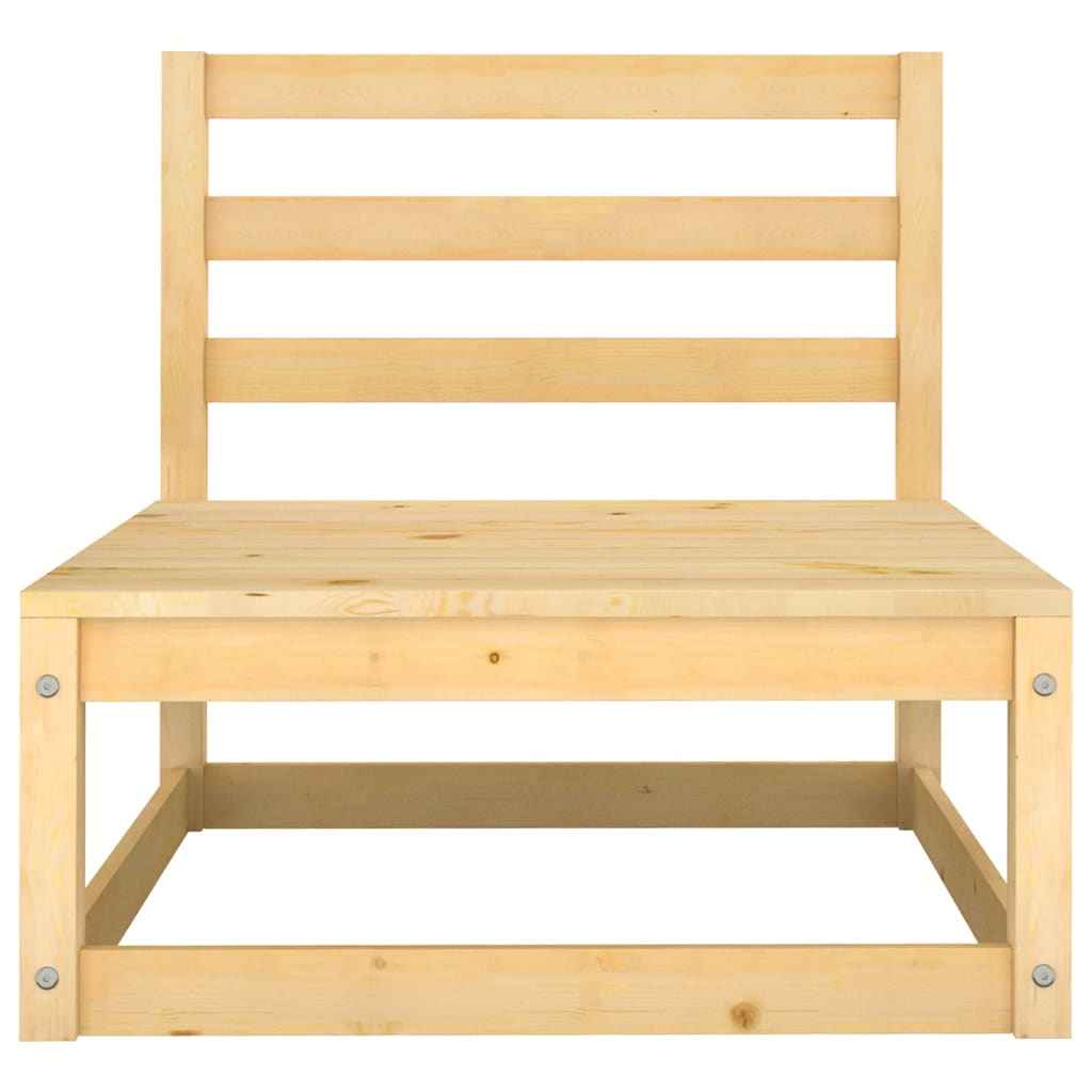 vidaXL 5 pcs conjunto lounge de jardim pinho maciço