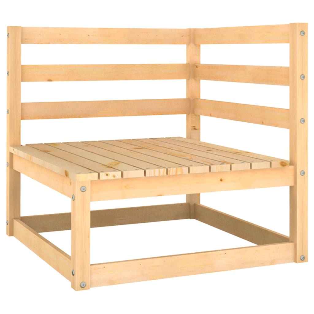 vidaXL 5 pcs conjunto lounge de jardim pinho maciço