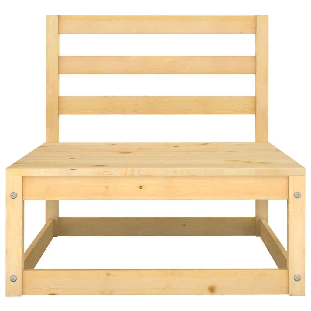 vidaXL 5 pcs conjunto lounge de jardim pinho maciço