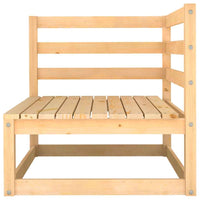 vidaXL 7 pcs conjunto lounge de jardim pinho maciço