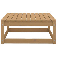 vidaXL 9 pcs conjunto lounge de jardim pinho maciço