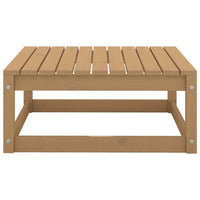 vidaXL 9 pcs conjunto lounge de jardim pinho sólido castanho mel