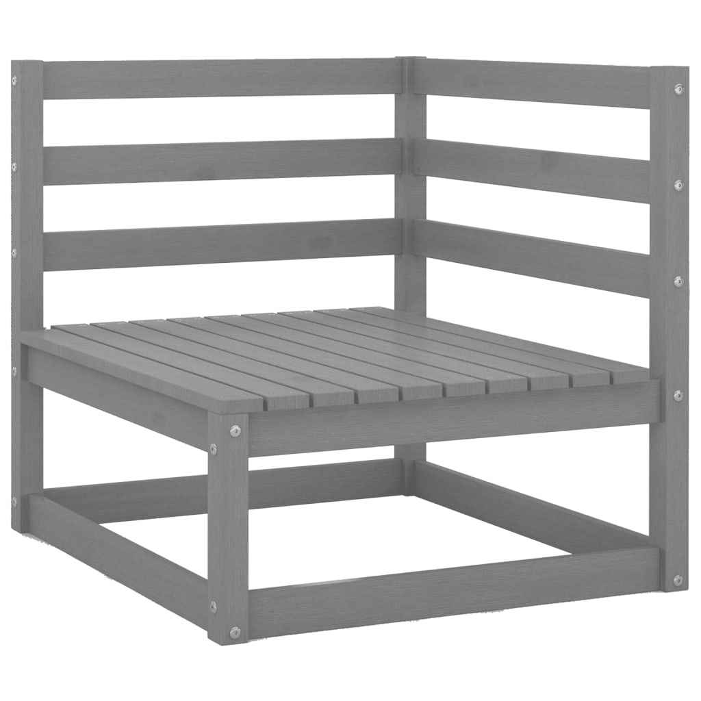 vidaXL 8 pcs conjunto lounge de jardim pinho maciço