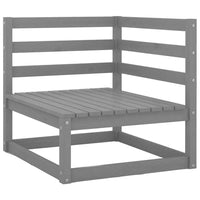 vidaXL 8 pcs conjunto lounge de jardim pinho maciço