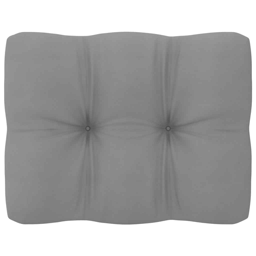 vidaXL 10 pcs conjunto lounge de jardim c/ almofadões pinho maciço