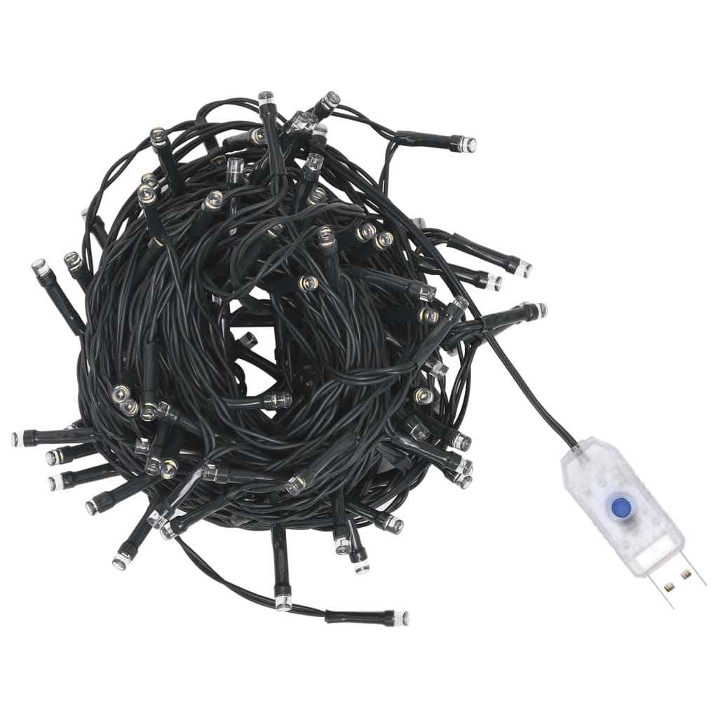 vidaXL Árvore Natal artificial pré-iluminada c/flocos neve 210cm verde