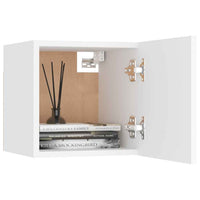 vidaXL 8 pcs conjunto de móveis de TV contraplacado branco