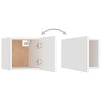 vidaXL 8 pcs conjunto de móveis de TV contraplacado branco