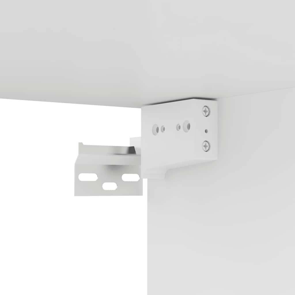 vidaXL 8 pcs conjunto de móveis de TV derivados de madeira branco