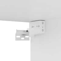 vidaXL 8 pcs conjunto de móveis de TV derivados de madeira branco