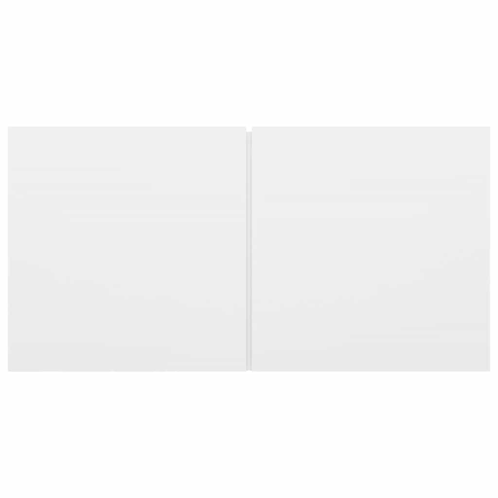 vidaXL 8 pcs conjunto de móveis de TV derivados de madeira branco