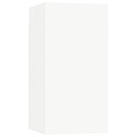 vidaXL 8 pcs conjunto de móveis de TV derivados de madeira branco