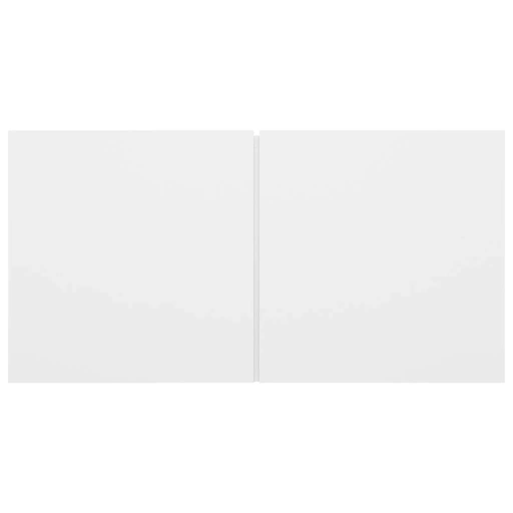 vidaXL 7 pcs conjunto de móveis de TV derivados de madeira branco