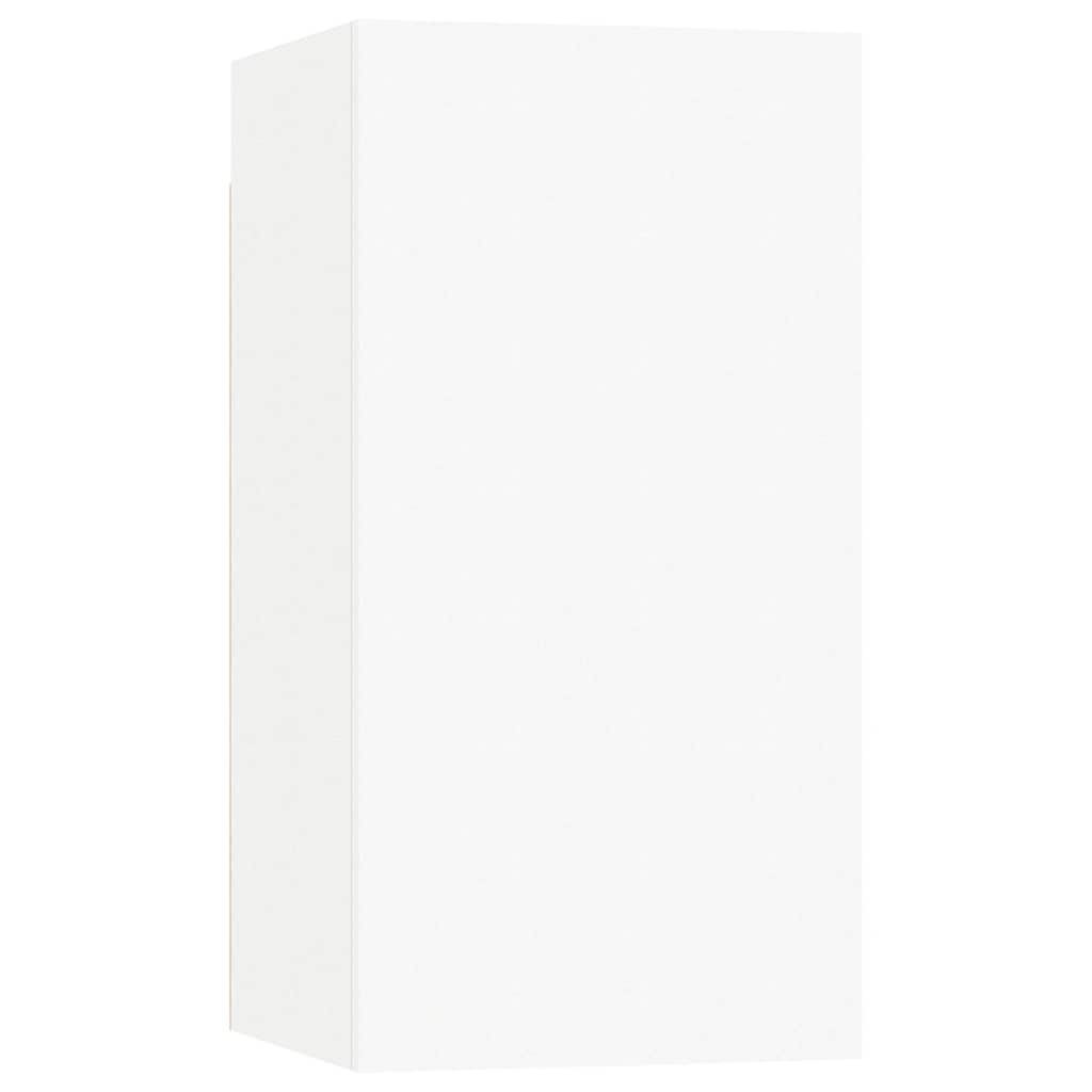 vidaXL 6 pcs conjunto de móveis de TV derivados de madeira branco