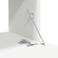 vidaXL 8 pcs conjunto de móveis de TV derivados de madeira branco