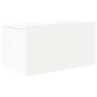 vidaXL 8 pcs conjunto de móveis de TV derivados de madeira branco