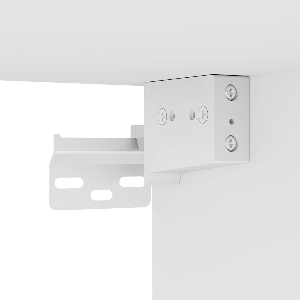 vidaXL 8 pcs conjunto de móveis de TV derivados de madeira branco