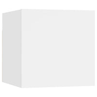 vidaXL 6 pcs conjunto de móveis de TV contraplacado branco