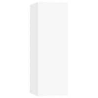 vidaXL 10 pcs conjunto de móveis de TV derivados de madeira branco