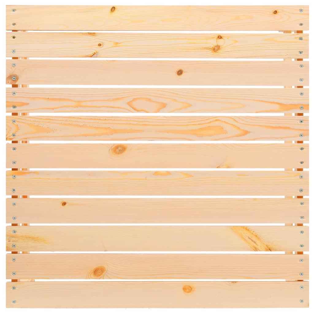 vidaXL 5 pcs conjunto lounge de jardim pinho maciço branco