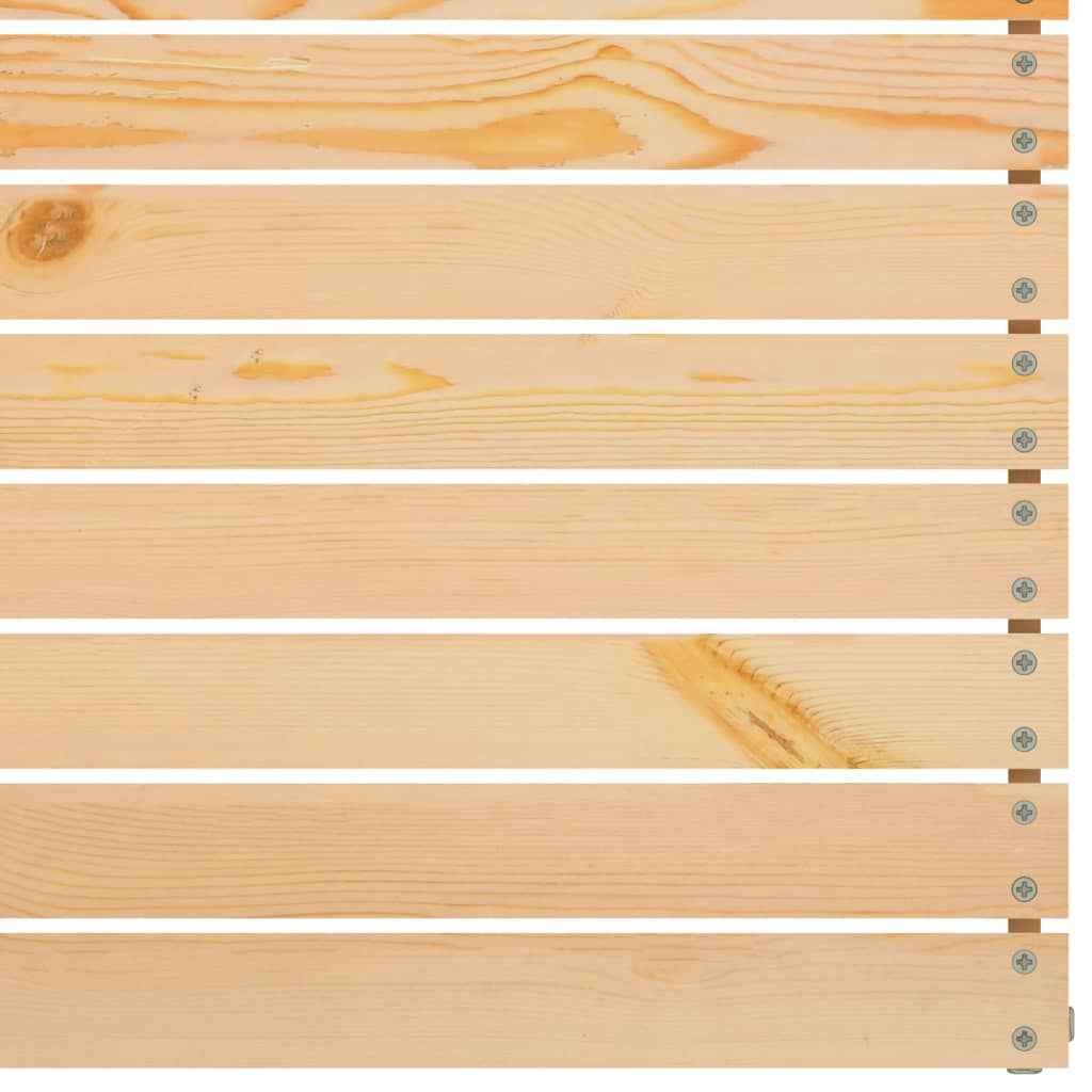 vidaXL 5 pcs conjunto lounge de jardim pinho maciço branco