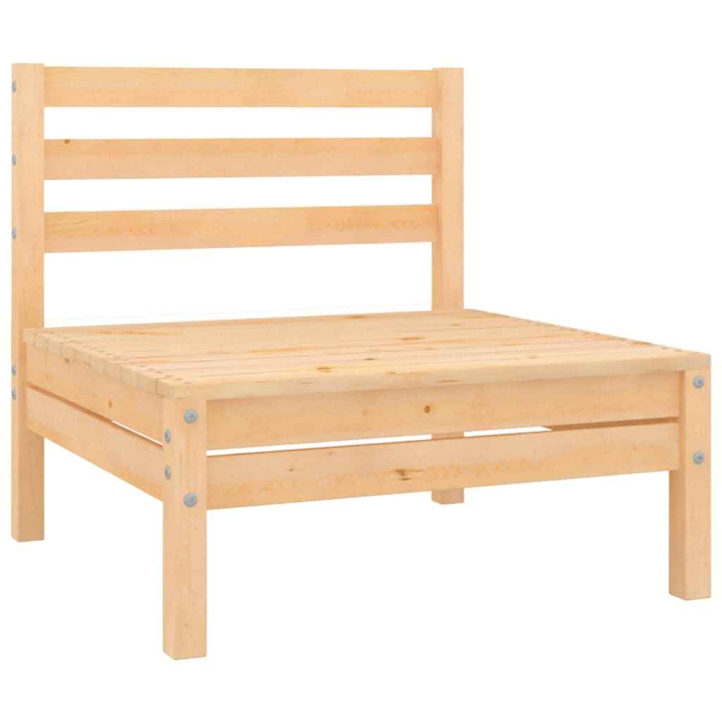 vidaXL 4 pcs conjunto lounge de jardim pinho maciço