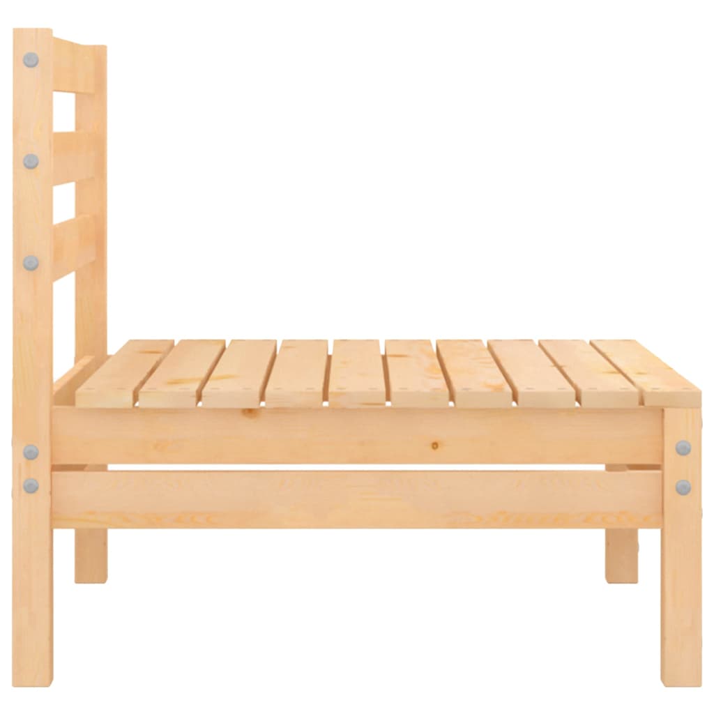 vidaXL 4 pcs conjunto lounge de jardim pinho maciço