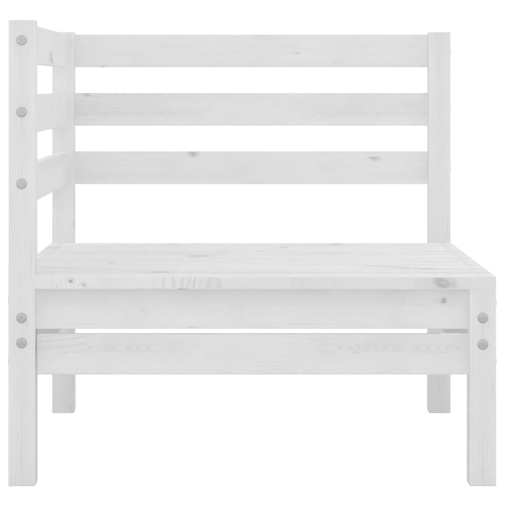 vidaXL 8 pcs conjunto lounge de jardim pinho maciço