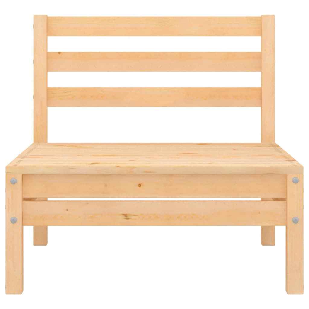 vidaXL 3 pcs conjunto lounge de jardim pinho maciço