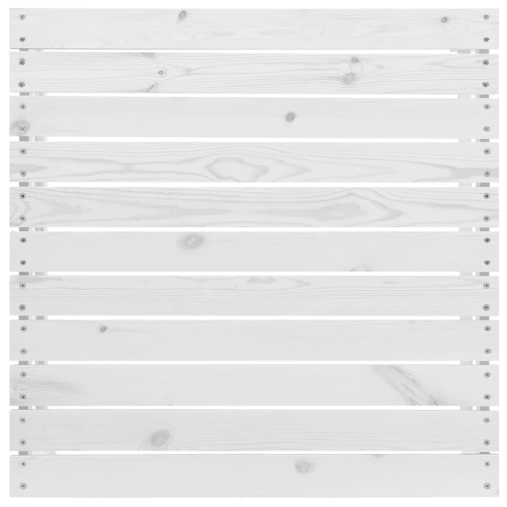 vidaXL 4 pcs conjunto lounge de jardim pinho maciço branco