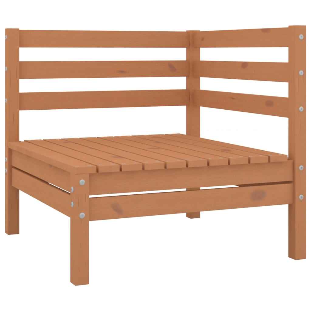 vidaXL 8 pcs conjunto lounge de jardim pinho maciço