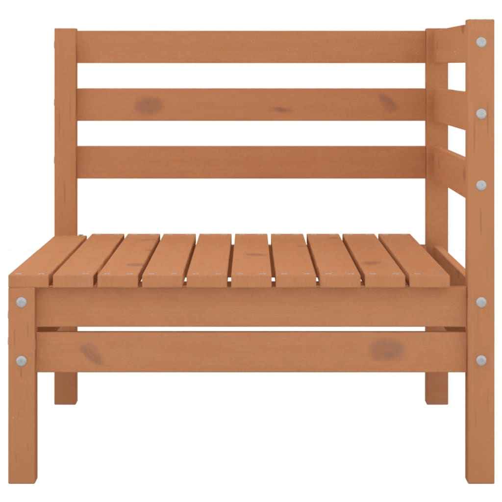 vidaXL 8 pcs conjunto lounge de jardim pinho maciço