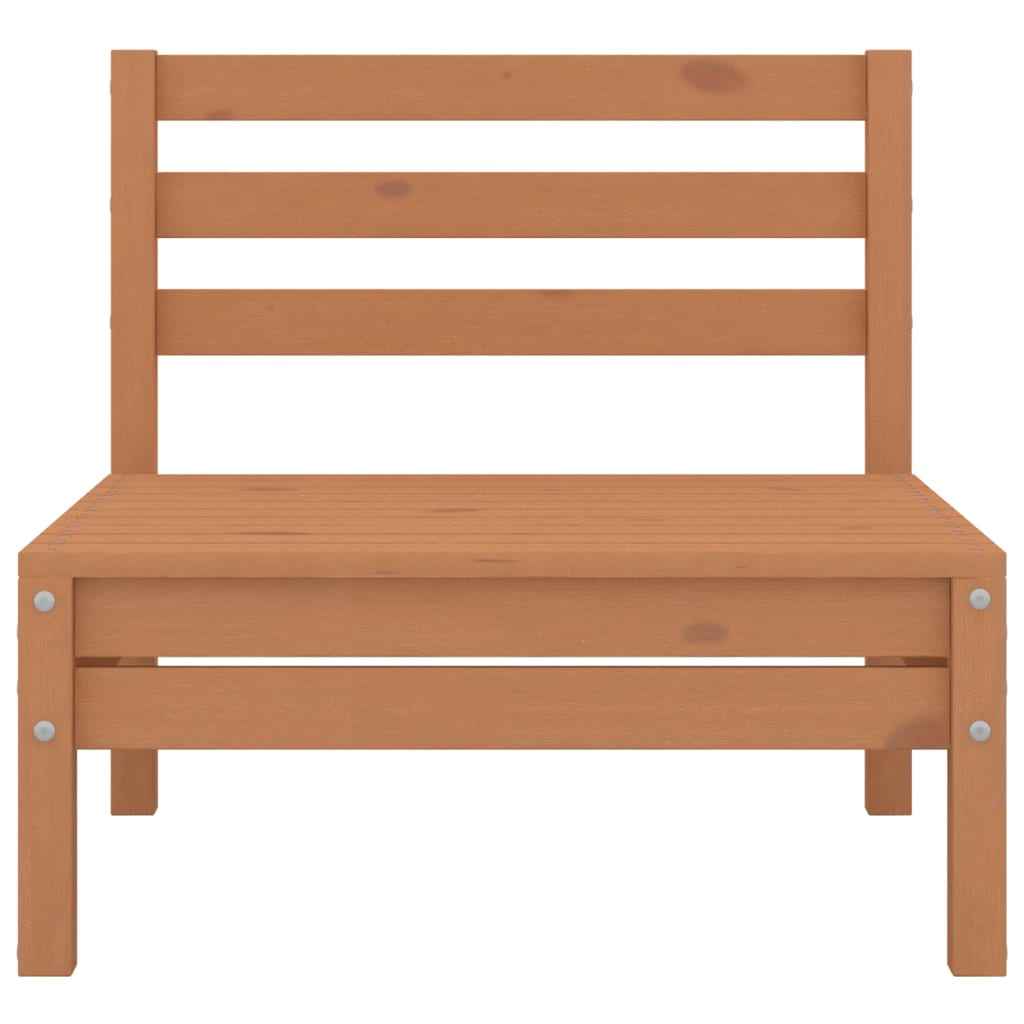 vidaXL 8 pcs conjunto lounge de jardim pinho maciço